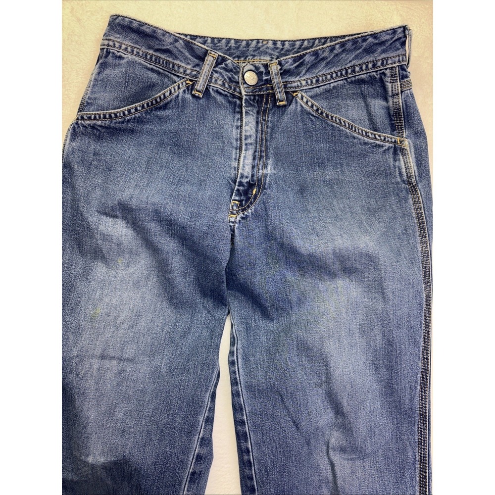 Diesel Service Spa Blue Italian Denim Bootcut Jeans Size 28 06-6271-6112